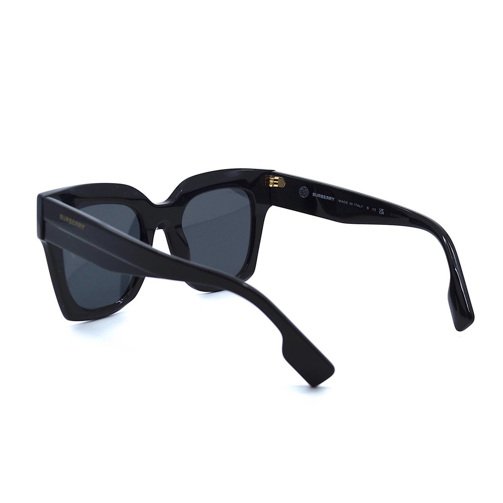NEW BURBERRY KITTY BE4364 BLACK DARK GREY AUTHENTIC SUNGLASSES - Picture 4 of 14